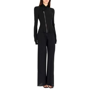 Rick Owens Black Fitted Blazer